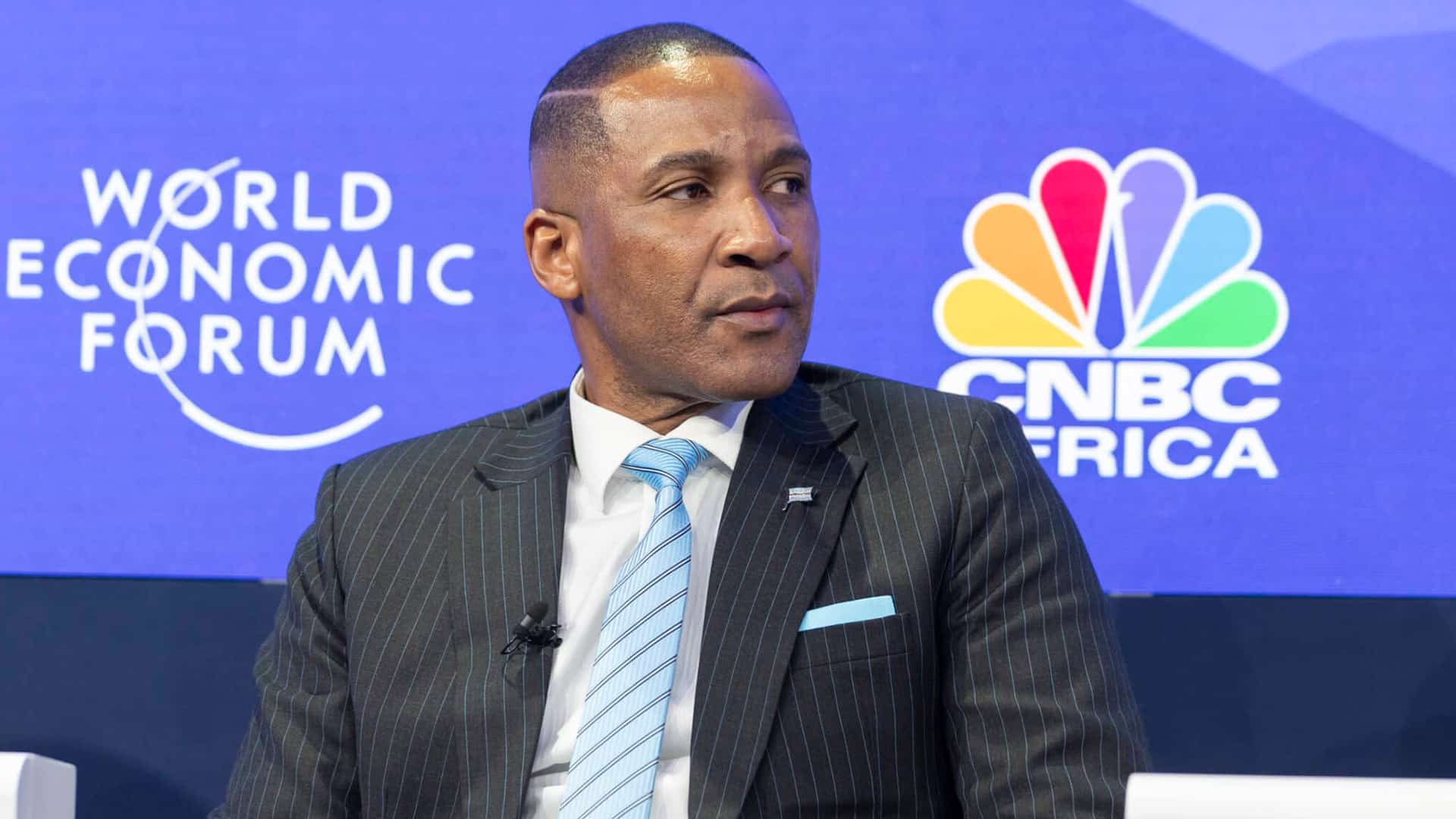 Botswanas Duma Boko Outlines His Economic Vision Davos 2025