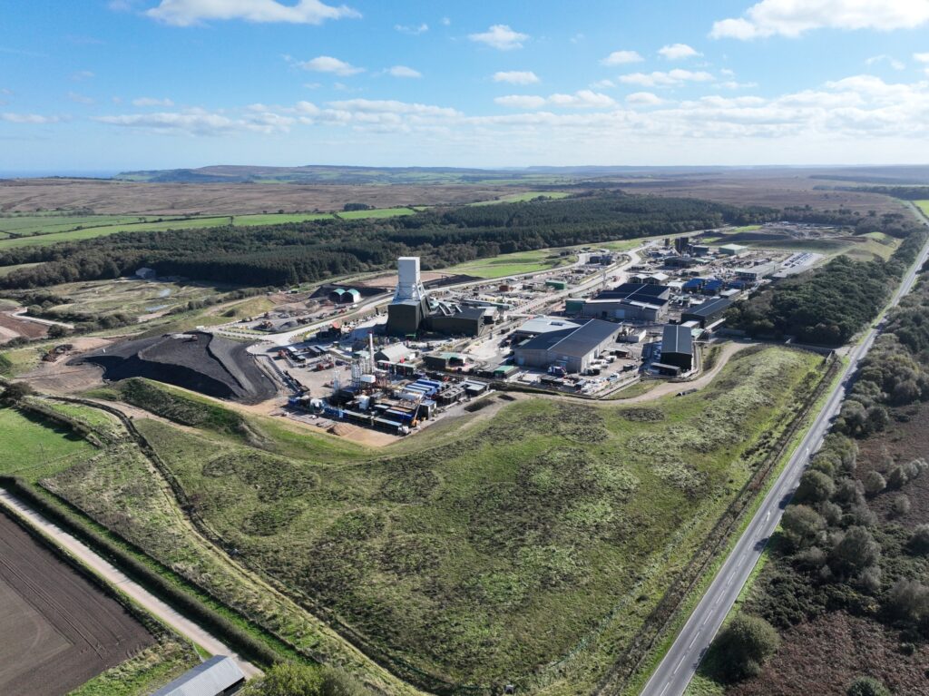 An overview of the Woodsmith mine. 