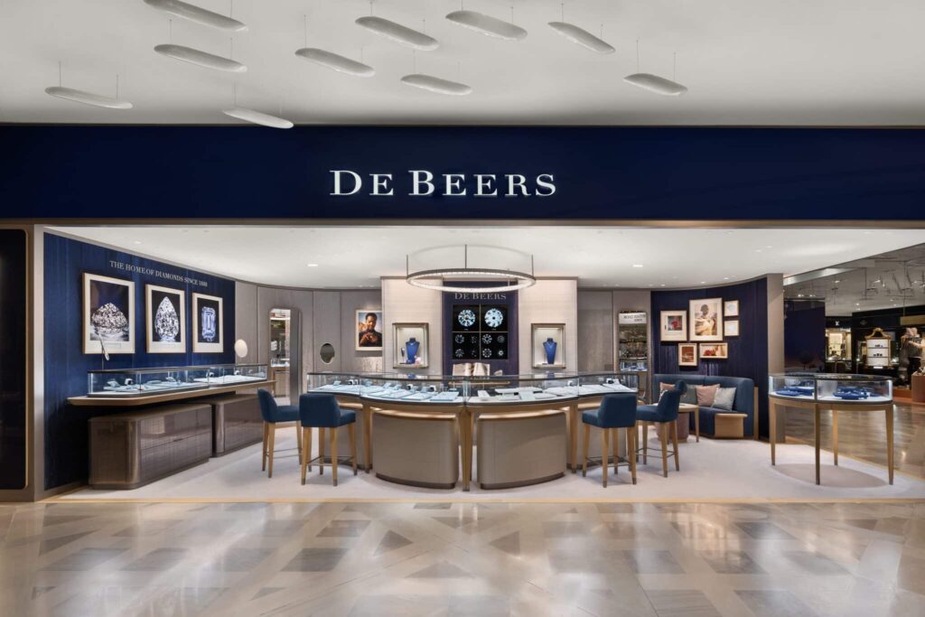 De Beers flagship of a boutique in Paris to be open in 2025.