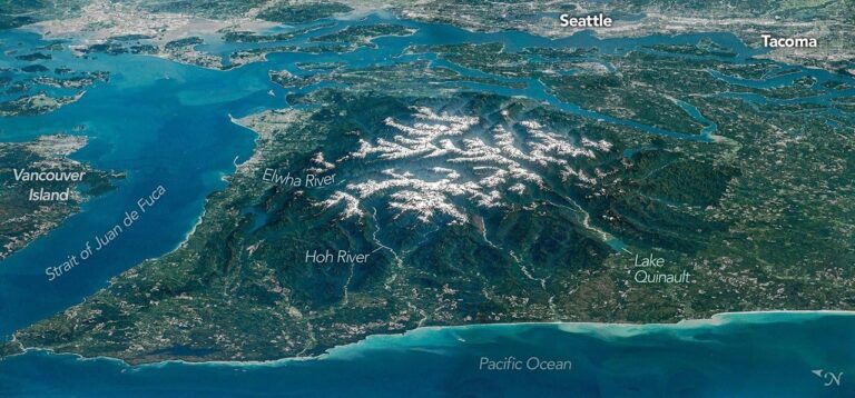 NASA ISS Astronauts Capture “Olympic Glory” of Washington’s Mountain Range (from news)